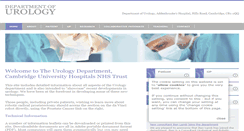 Desktop Screenshot of camurology.org.uk